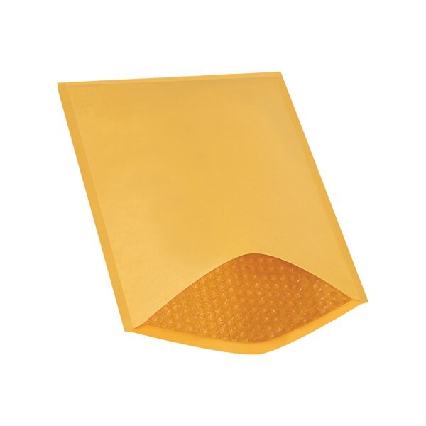 Bsc Preferred 10-1/2 x 16'' Kraft #5 Heat-Seal Bubble Mailers, 100PK B858 - main